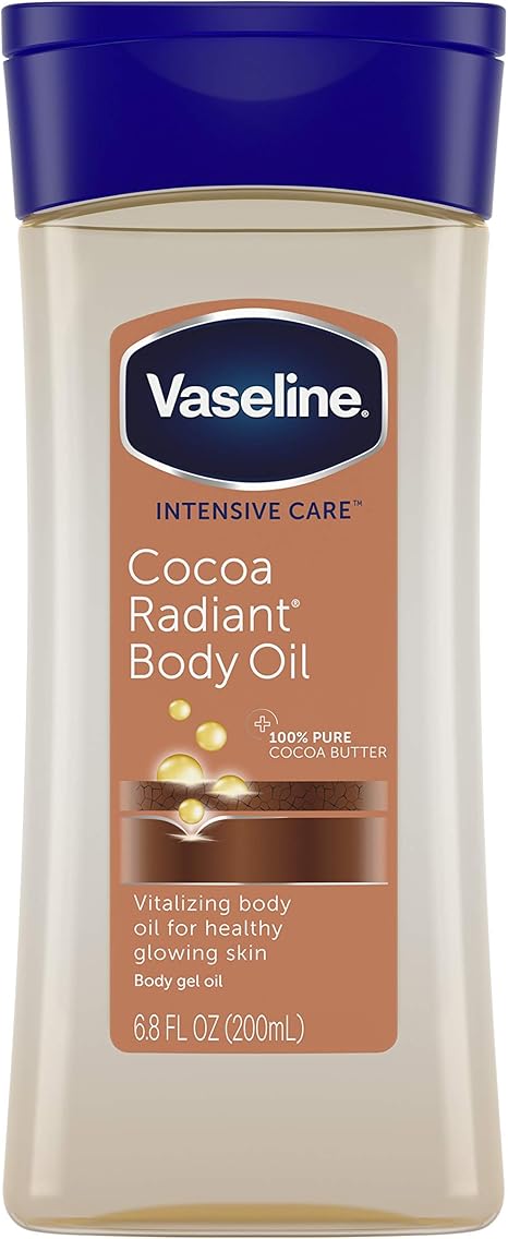 vaseline intensive care cocoa radiant with pure cocoa butter gel oil