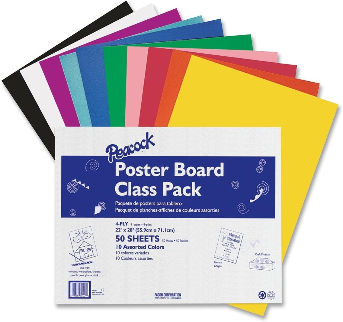 Pacon Poster Boards (PAC76347) : Ordinary Display Boards : Office Products