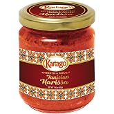 Tunisian Spicy Harissa Sauce - Smoky, Spicy Hot Chili Pepper Paste from Kartago - 7.05 Oz (Pack of 2)