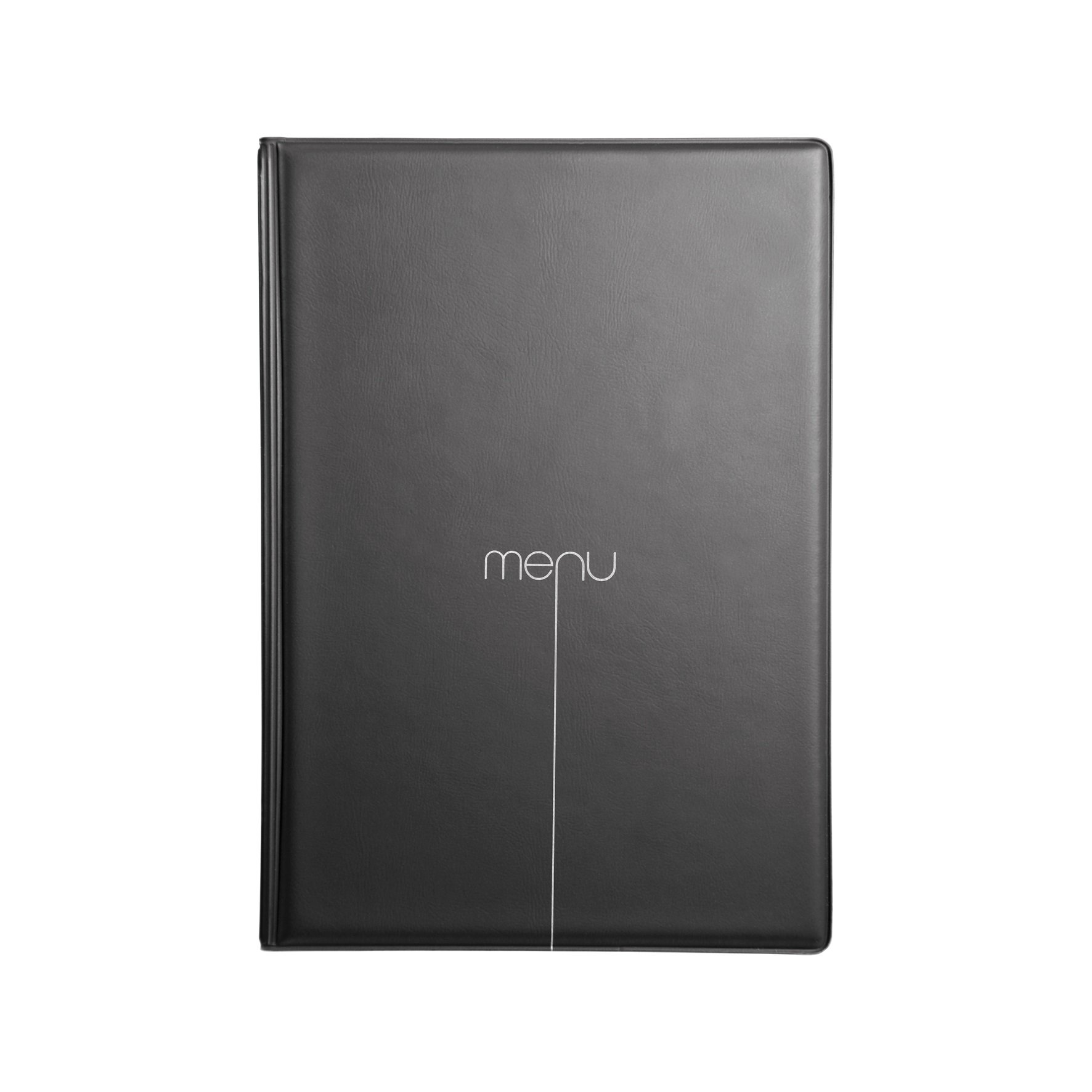 I LOVE MENU Risto Menu Holder, PVC, Black, 23 x 16.2 x 0.7 cm