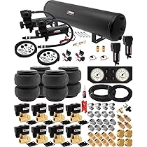 thumbnail image 2 of Vixen Air Suspension Kit For Truck/Car Bag/Air Ride/Spring. On Board System- 200psi Compressor, 4 Gallon Tank. For Boat Lift,Towing,Lowering,Leveling Bags,Onboard Train Horn,Semi/SUV VXX1209FB/4840C 2 of 13