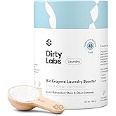 Dirty Labs | Scent Free | Bio Enzyme Laundry Booster | 48 Loads (1 lb) | Hyper Concentrated | High Efficiency & Standard Machine Washer | Nontoxic, Biodegradable | Stain & Odor Removal Enzyme Booster