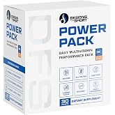 Designs for Sport Vitamin Packs, Athlete's Supplement Stack, 30 Packets | NSF Certified for Sport Power Pack with Multivitamin, Fish Oil Omega-3, Magnesium Glycinate, Vitamin D3, and K for Athletes