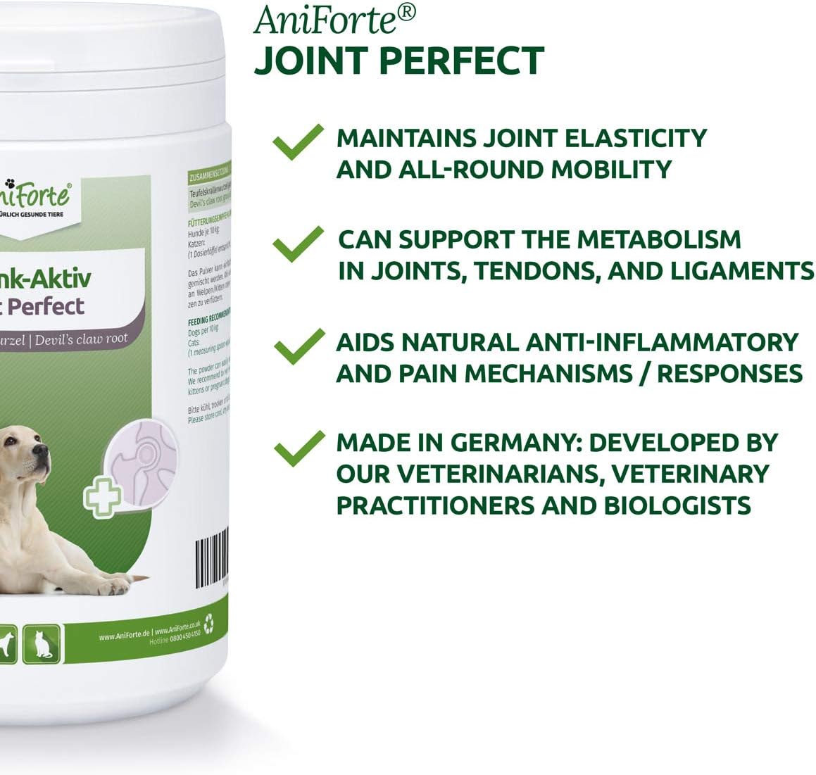 AniForte Devil’s Claw Root 500g Joint Supplement for Dogs & Cats