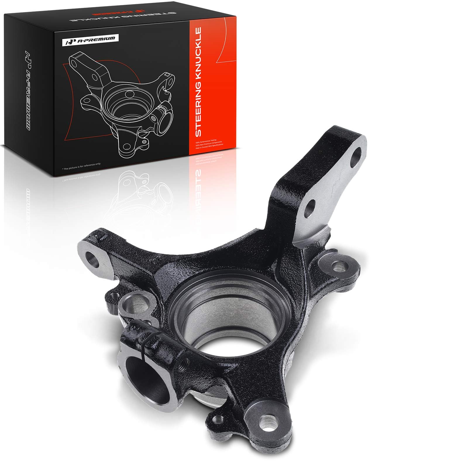 A-Premium Nudillo de dirección de suspensión delantera compatible con Subaru Forester 1998-2000, Impreza 1993-1999, Legacy 1990-1999, con ABS, lado derecho del pasajero