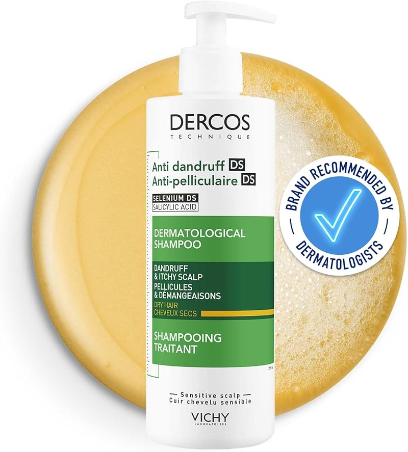 Vichy Dercos Technique Anti-Dandruff Purifying Shampoo 390ml 1% SA 1% SDS