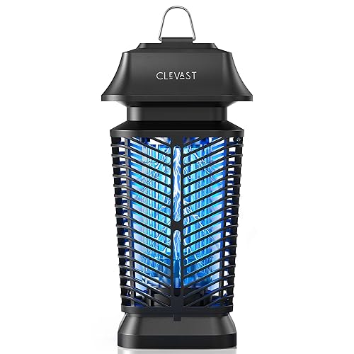 CLEVAST Bug Zapper, Insect Pest Fly Killer with LED UV Light, Electric Mosquito Zapper for Indoor and Outdoor 20W, Waterproof Mosquito Killer for Flying Insect Control Lamp, Fly Zapper for Home