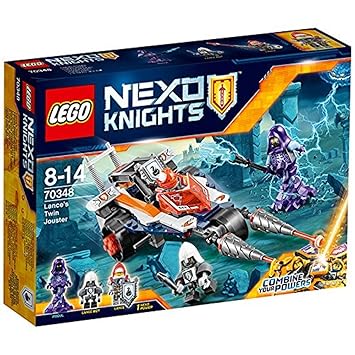 LEGO Nexo Knights 70348 - Lances Doppellanzen-Cruiser, Spaßiges Spielzeug für Jungen und Mädchen