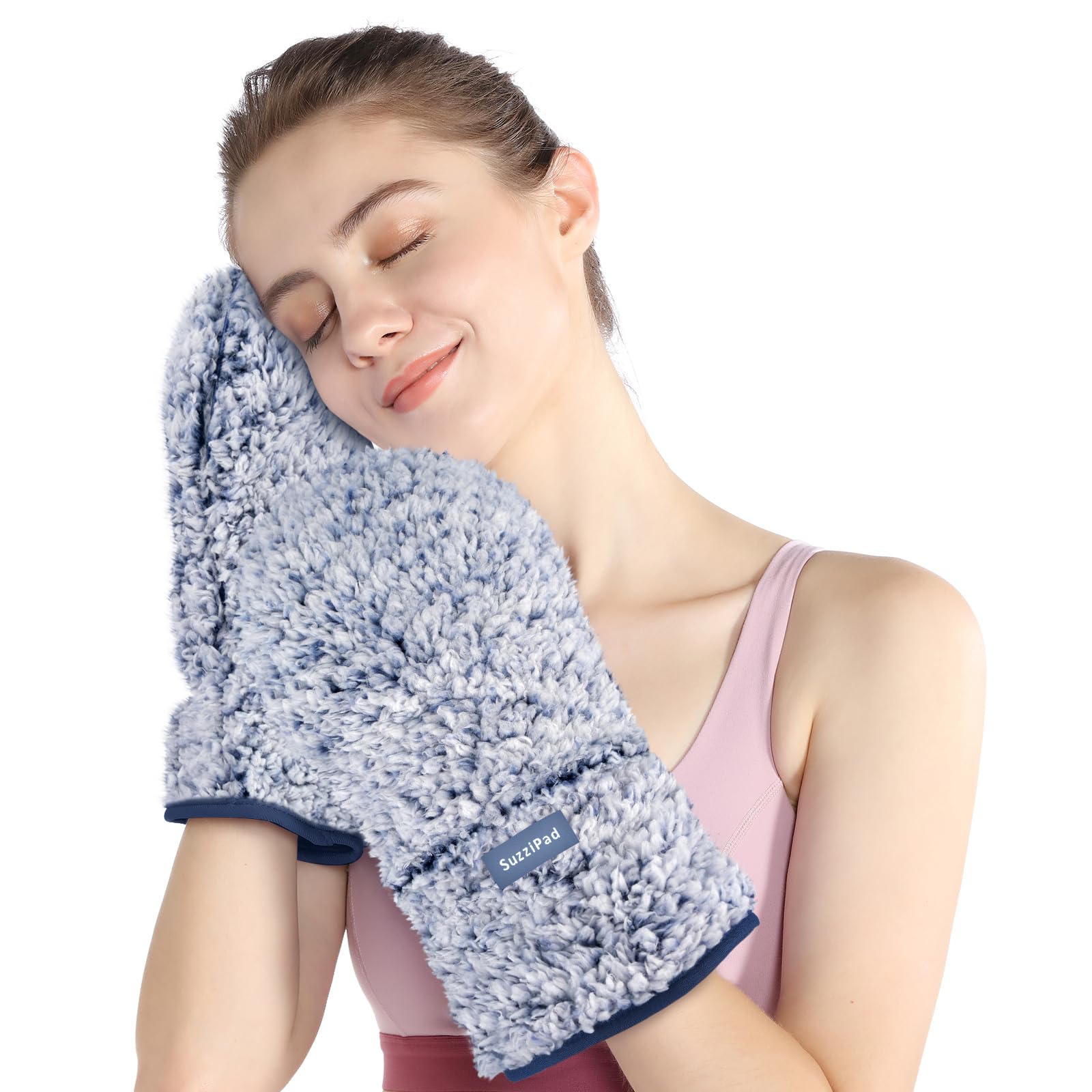 Photo 1 of SuzziPad Heated Gloves for Fatigue Soothing, Microwavable Glove for Women to Reduce Discomfort, Washable Hands Warmers, Hand Heating Pad for Elderly, Microwave Moist Pads for Heat Compress