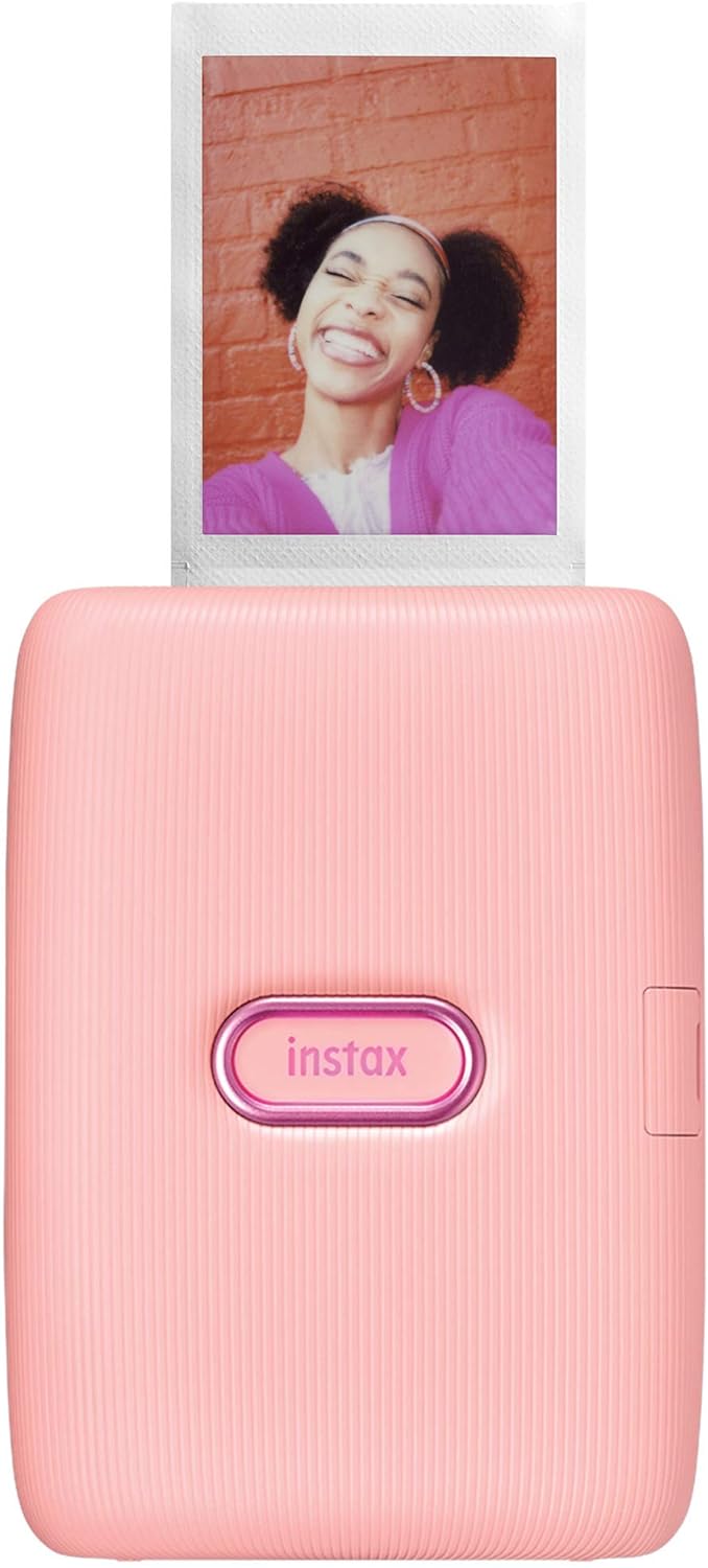 Fujifilm Instax Mini Link Smartphone Printer - Dusky Pink : Camera & Photo