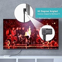 90 Degree Computer Power Cord Right Angle - 1FT