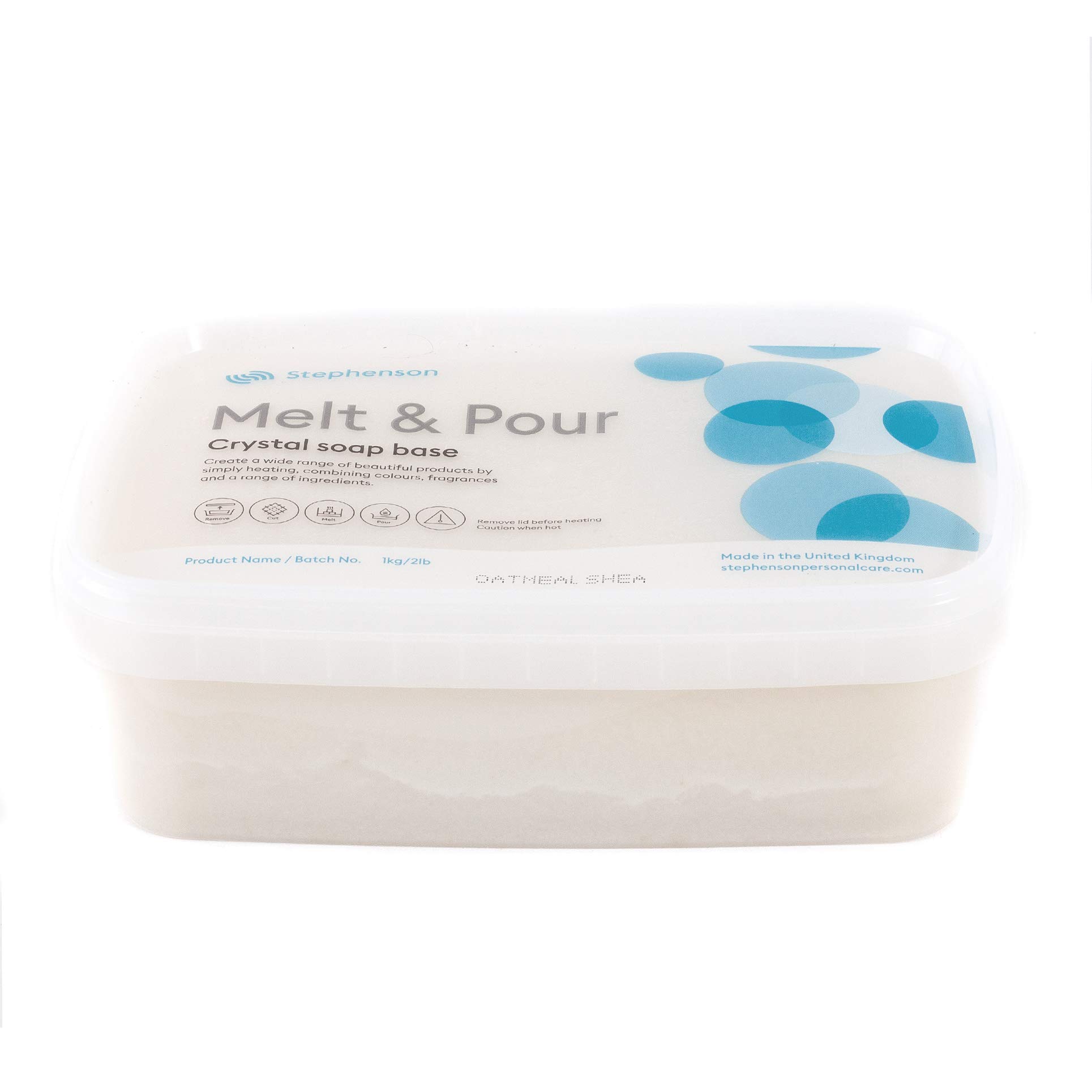 Mystic Moments Melt and Pour Soap Base Oatmeal & Shea Butter 1Kg eBay