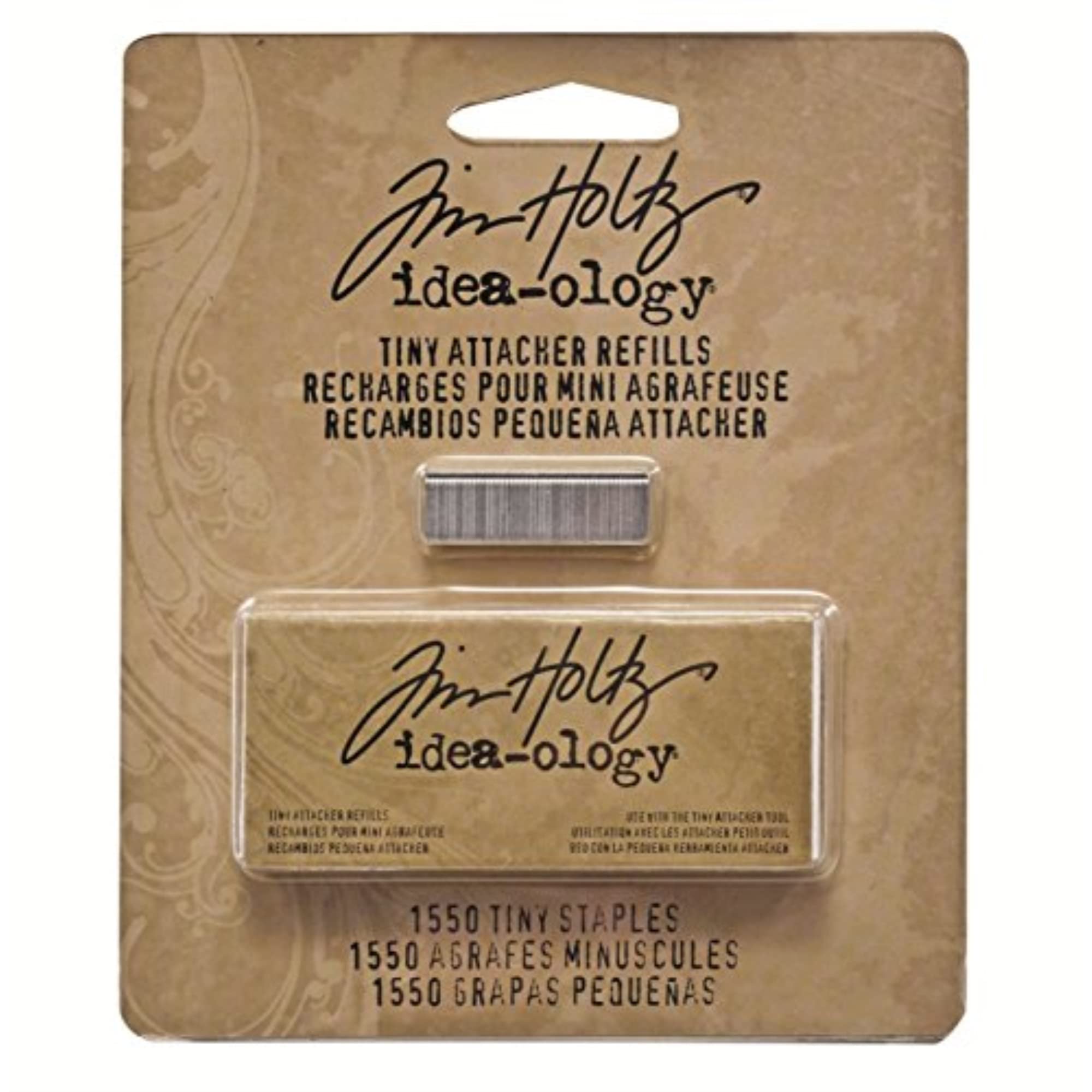 Advantus TH92801 Idea-Ology Tiny Attacher Refill Staples .25" 1,550/Pkg, Original Version, one size, Silver