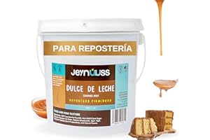 JEYNÚUSS Dulce De Leche Respostero Firm 11 LB - Caramel Milk Sauce Dessert Topping Gluten Free, Lactose Free, Confectioner's Thicker Milk Confiture for Bakeries.