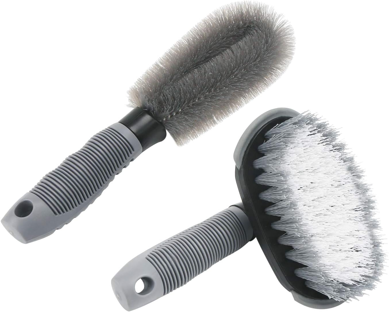 DROK Wheel Cleaning Brush, 2pcs Steel and Alloy Hub Cleaner