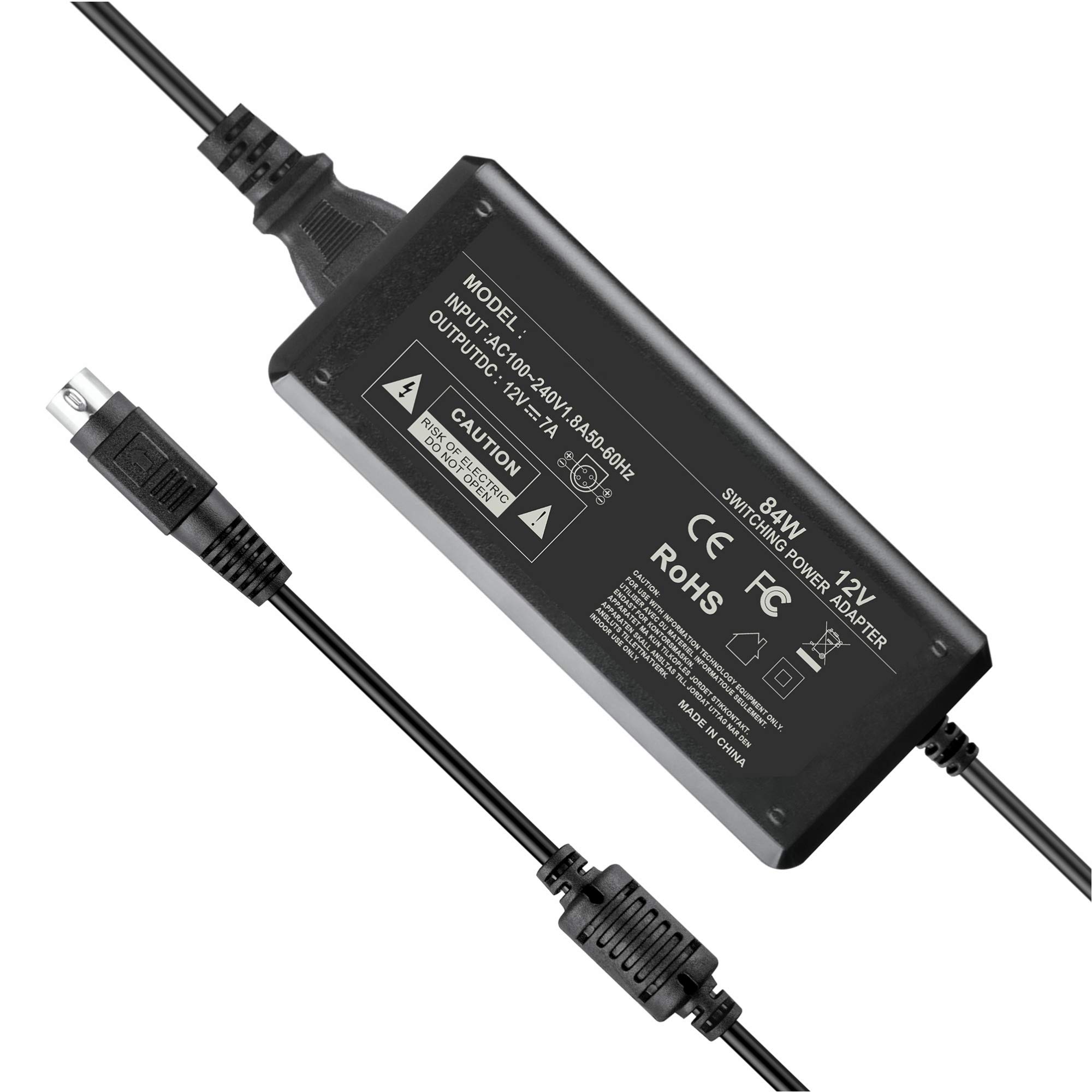thumbnail image 2 of UpBright 12V AC Adapter For Numark HDMIX – 4-Pin Power Supply, SPSAPW080A2 Replacement 2 of 5