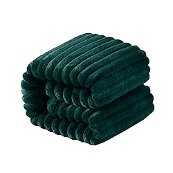 NTBAY Flannel Fuzzy Toddler Blanket, Fluffy Warm