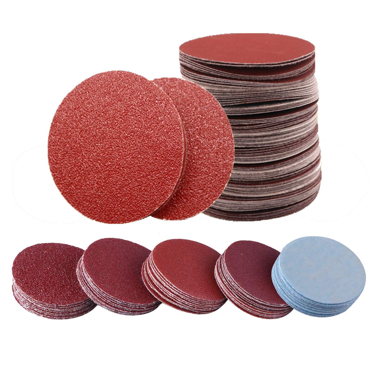 80PCS 6 inch Sanding Discs Hook and Loop, VÉZAAR Sander
