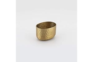 American Metalcraft ASPG Hammered Aluminum Sugar Packet Holder, Gold, 6-Ounces