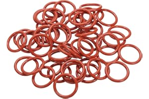 PATIKIL Silicone O-Ring 27mm OD 21mm ID 3mm Width, 50Pcs Metric VMQ Sealing Gasket Replacement for Plumbing Compressor Valves