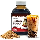 Fanale Premium Flavoring Concentrated Syrup for Bubble Tea 12 oz | Hand Crafted Brown Sugar Syrup | for Boba Tea, Smoothies, Slushes, Desserts | 12oz | SRP370-SP340