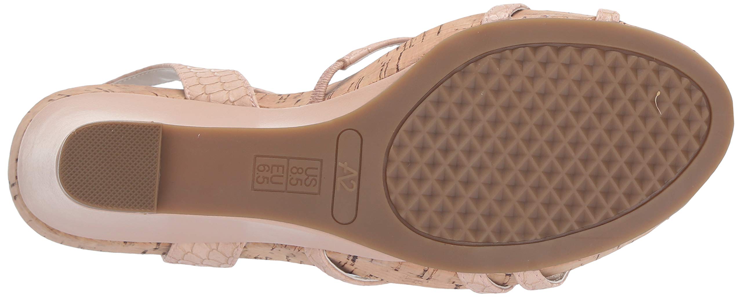 Aerosoles - Women's Plushed Nickel Wedge Sandal - Open Toed Heel with Memory Foam Footbed - Image 4
