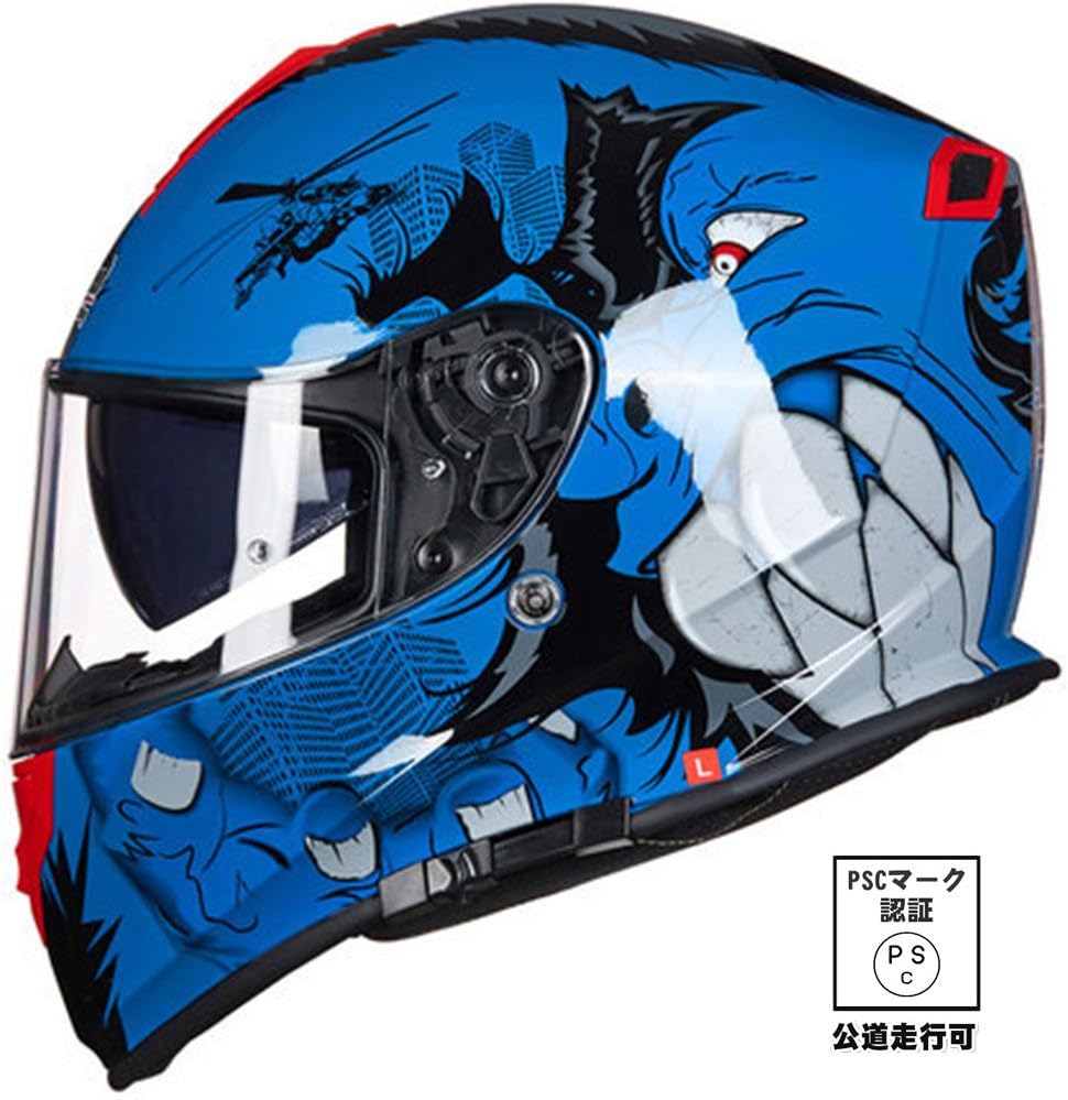 Amazon T127バイクヘルメット フルフェイスヘルメット 全9色システムヘルメット Bike Helmetフリップアップヘルメット ダブルシールド ジェット人気商品psc付き 商品9 Xxl システム 車 バイク
