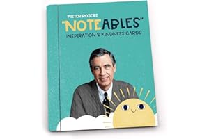 Papersalt Mister Rogers Jumbo Lunch Notes - 20 Tear Out Cards With Inspirational and Kindness Quotes
