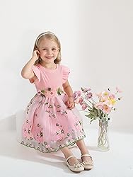 Sinhoon Toddler Girl Tulle Dress Summer Ruffle