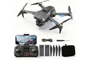 TODAMU 4K Drone with Camera for Adults & Beginners, Brushless Motor GPS FPV Quadcopter with 3-Axis Gimbal Stabilization, Long Flight Time, 4-Way Obstacle Avoidance, Foldable RC Drone for Outdoor Travel & Family Fun