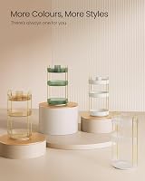 SONGMICS Rotating Makeup Organiser 3-Tier Round Vanity Organiser view 7