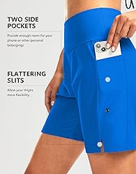 G Gradual Women's 7" Long Swim Board Shorts High
