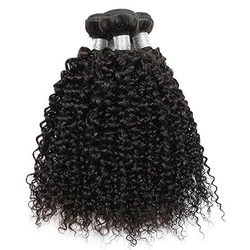 Amazon Com 8a Brazilian Kinky Curly Hair 3 Bundles Bohemian