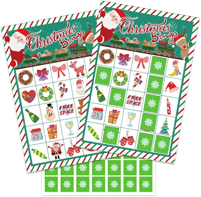Christmas Bingo Games For Large Groups