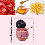 Kzlibkon 2PCS Bee Lip Balm Honey Pot Propolis Moisturizing Dry Cracked Lip Scrub view 6