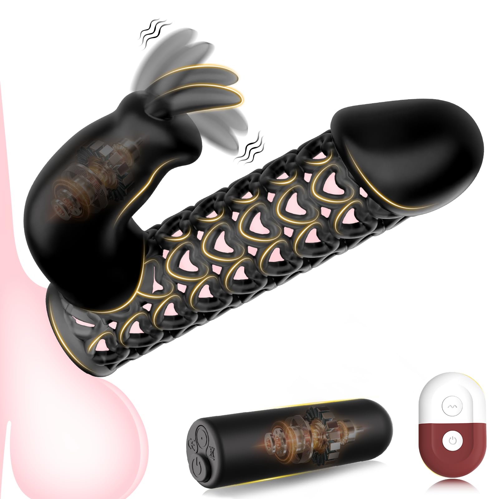 King Cock Vibrating Cock-Light 9