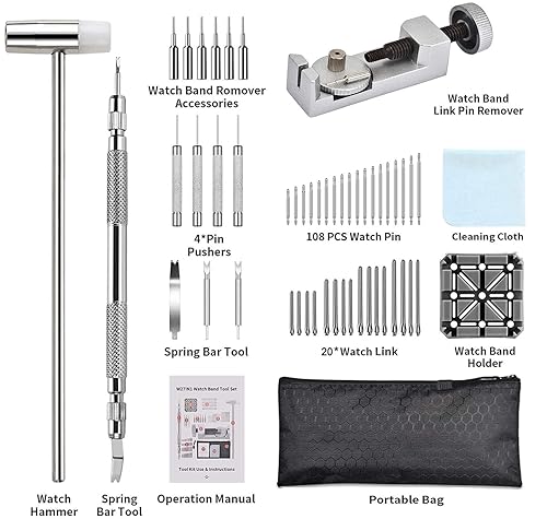 Watch Repair kit,Watch Link Removal Tool Kit, Watch Sizing Tool - Main Image