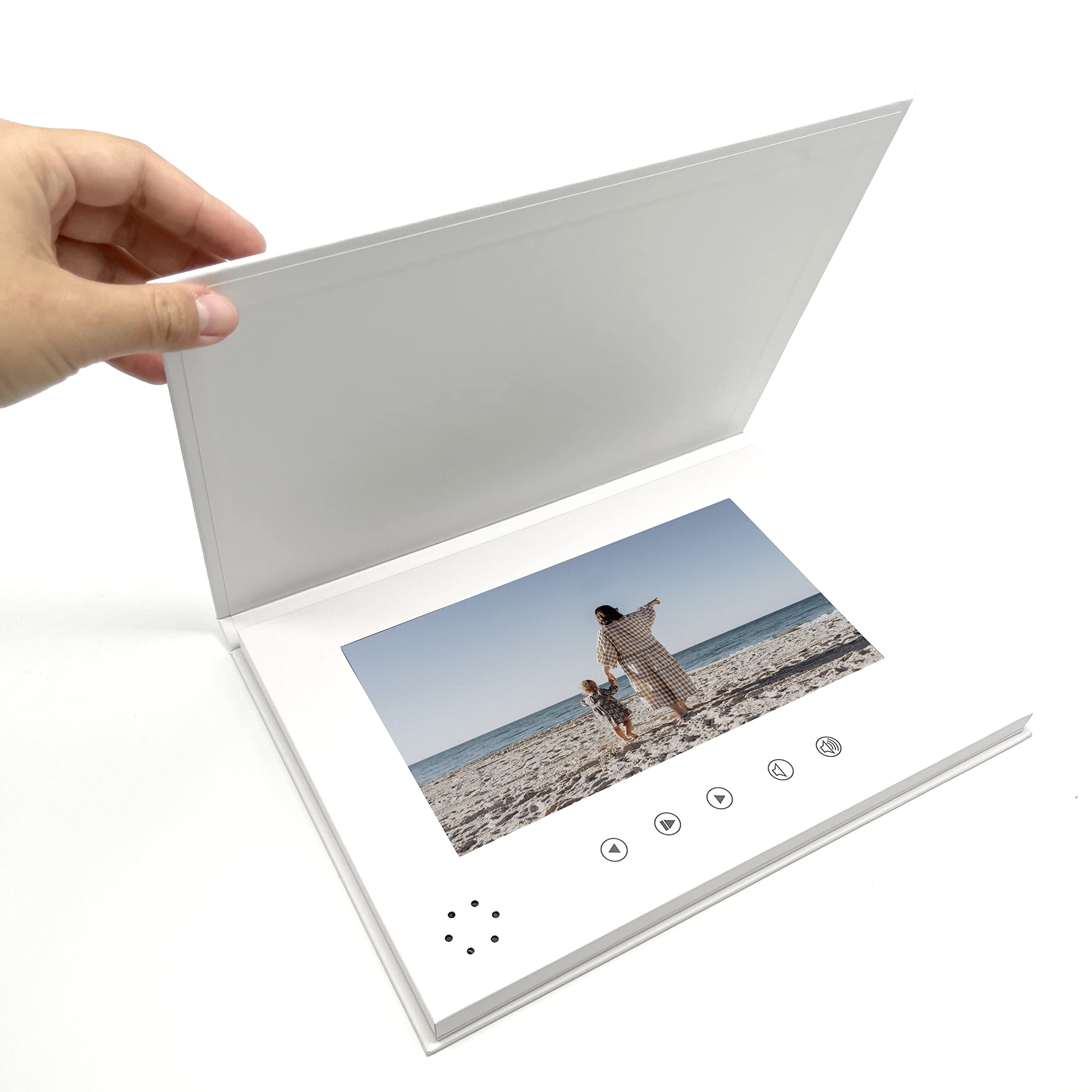 Talking Print 10" Video Brochure, A4 Hard Backed, Upload Your Own, HD Screen, 4GB memory (A4)