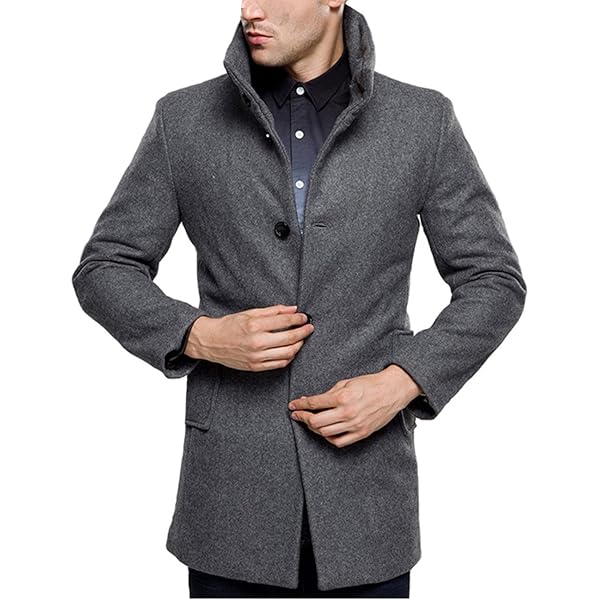 ジャケット・アウター scarf docking drape coat Men's Dockers® Wool Scarf Coat