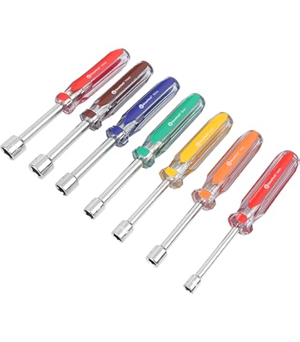 Olympia Tools SAE Nut Driver Set 86-513, 7-Piece Color