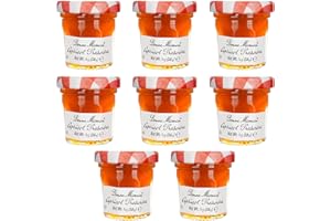 ITHACORE Gift Box of 8 Bonne Maman Mini 1 oz. Jars (8 Apricot Preserves)