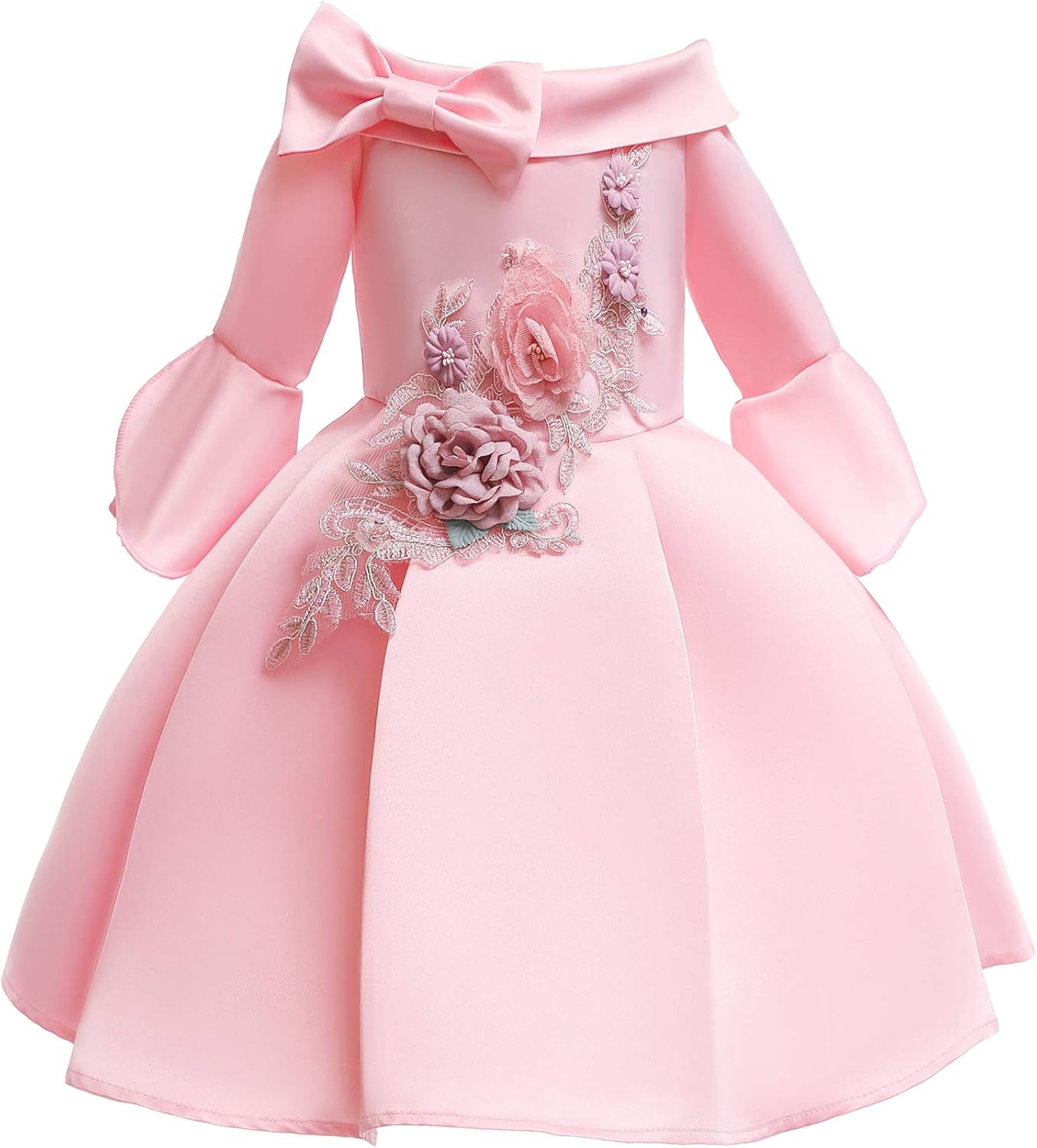 long sleeve black dress kids