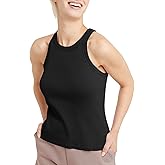 Hanes Womens Originals Racerback Tank Top, Cotton Ribbed Tank, Women's Sleeveless Shirt, Available in Plus