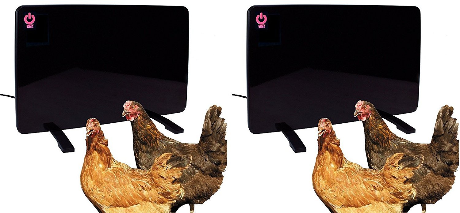 Cozy Products Safe Chicken Coop Pet Heater 200W Flat Panel Technology, One Size