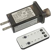 SIGANDG 30V 6W 8 Mode LED Controller with Memory Function and IR Remote Control Low Voltage Transformer for Holiday String Lights,not Fit for 8 Mode with Control Box and 1 Mode String Light(1 pcs)