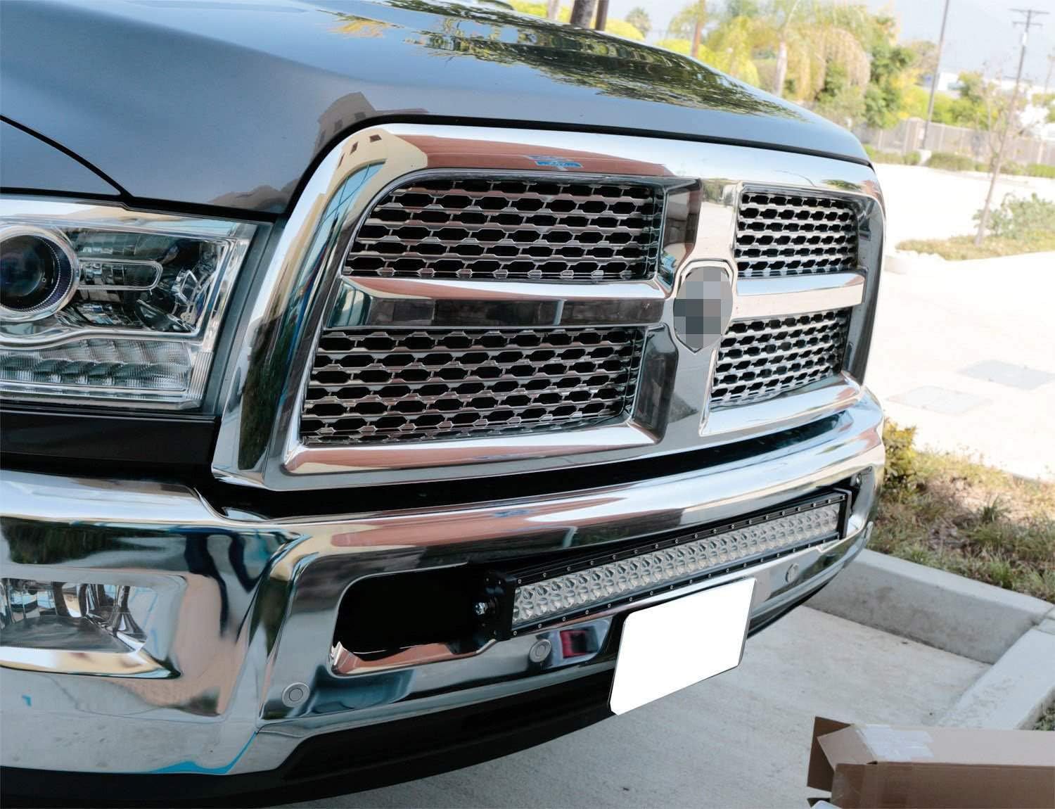 IJDMTOY Lower Grille 30 Inch LED Light Bar Kit For 2003 18 Dodge RAM