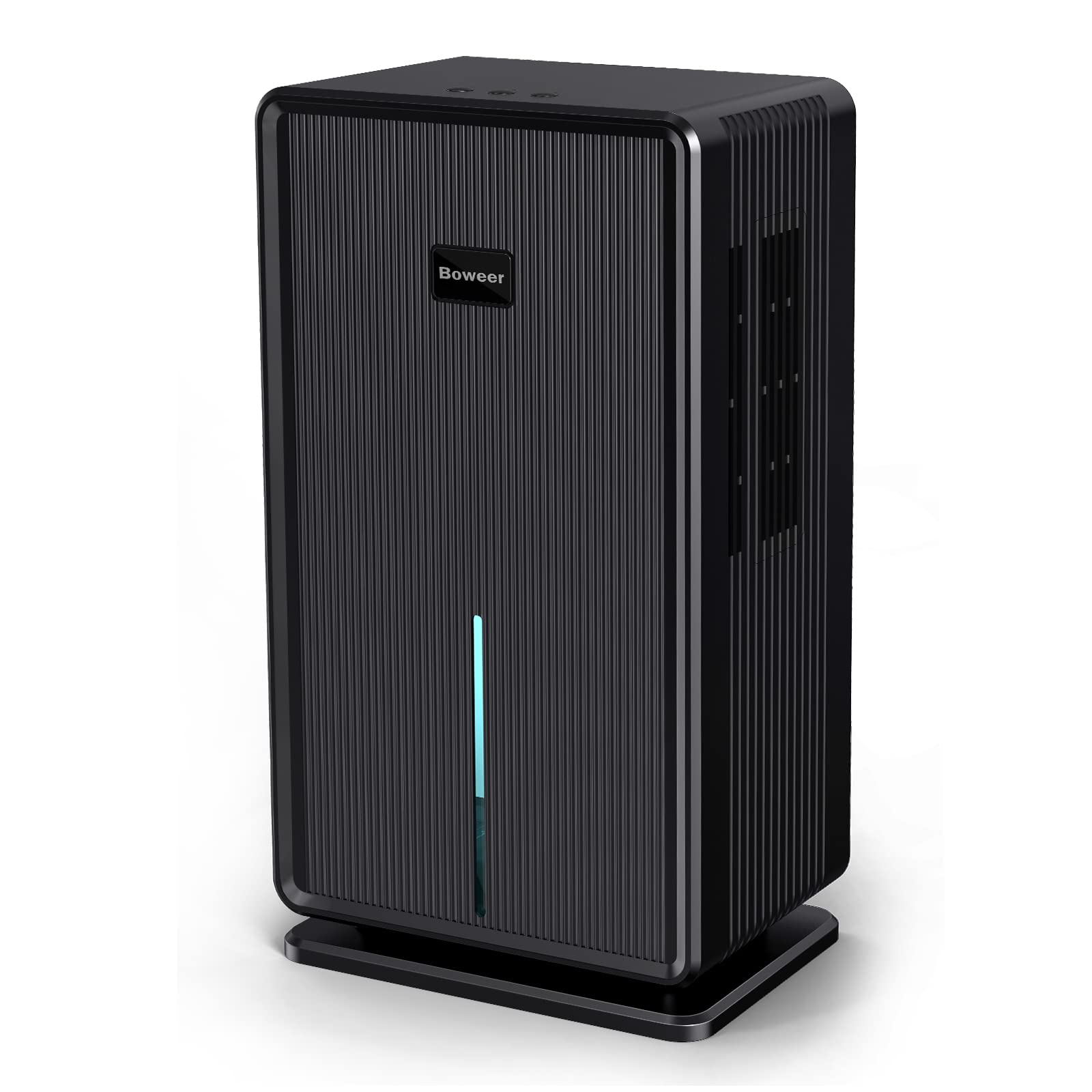Boweer 除湿機 大容量 3L 除湿量1L/日 【鉄筋15畳 /木造７畳】 除湿器 部屋干し 湿気取り カビ 梅雨対策 小型 コンパクト 自動停止 静音 省エネ 節電 脱衣所/台所/押入れ/トイレ/クローゼット ペルチェ式 YP2118 ブラック商品画像