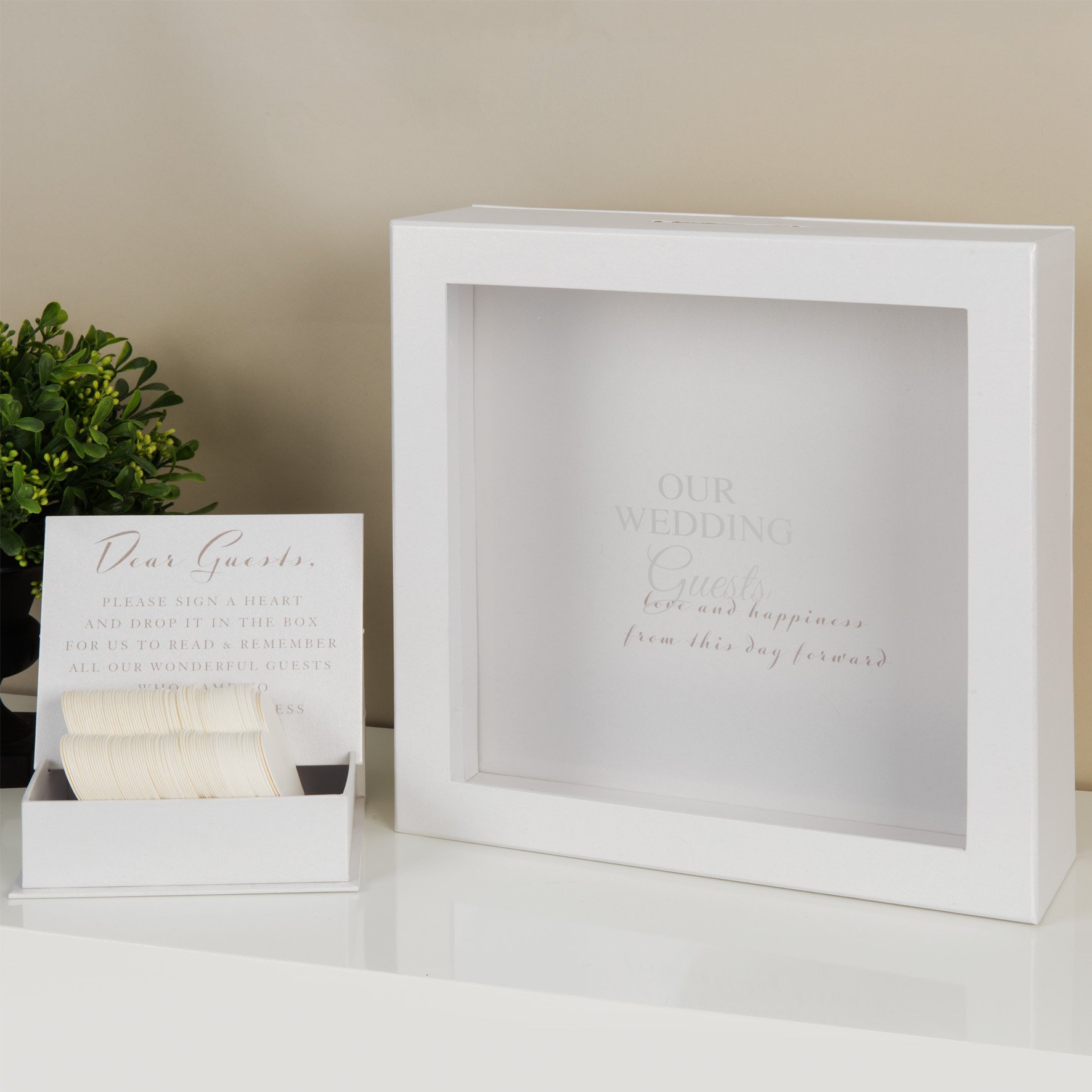 Amore Our Wedding Guest Token Guest Book Box