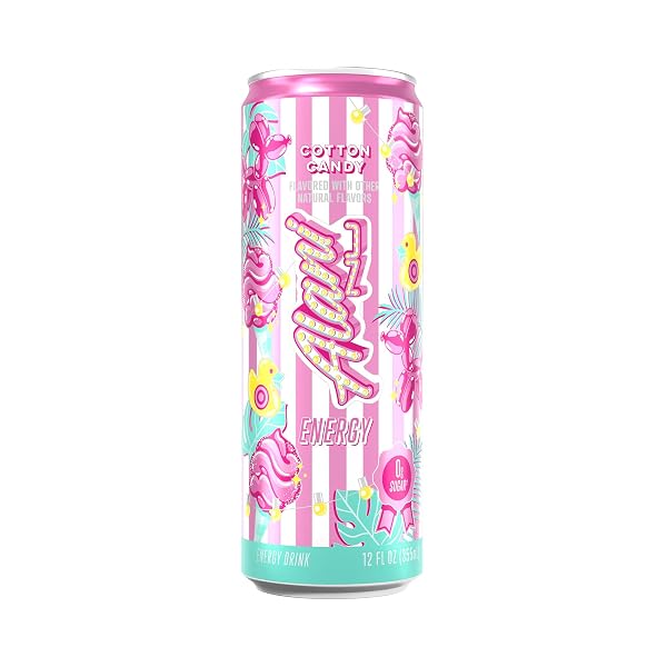 ALANI NU COTTON CANDY SUGAR FREE ENERGY DRINK (PACK OF 12)