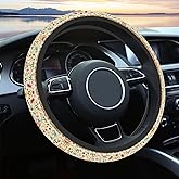 Steering Wheel Cover Neoprene Material Most Cars Men&Women Universal 15 inch Premium Non-Slip Spring Steering Wheel Protector Floral Car Accessories
